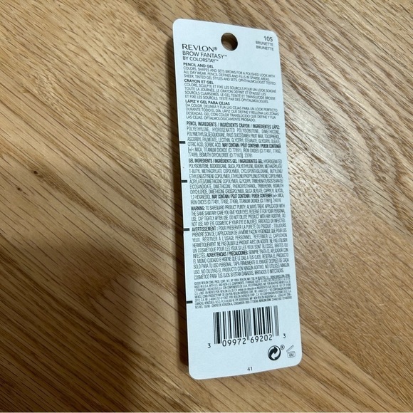 Revlon Colorstay Brow Fantasy Pencil & Tinted Gel Brunette Brown 105 NEW - Picture 2 of 2